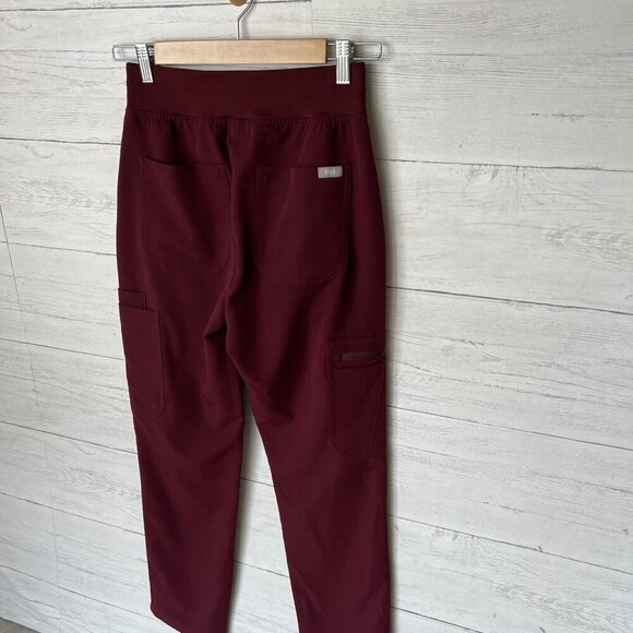 Figs Pants Womens Size XS/P Burgundy Yola Style Joggers Technical Collection - Picture 11 of 16